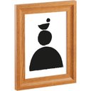 Ver imagem 1 de Porta-retrato em Mdf Cor Madeira - 15x20cm
