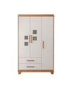Ver imagem 2 de Guarda Roupa Infantil 4 Portas 2 Gavetas Magia - Mobibaby
