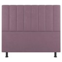 Ver imagem 4 de Kit Cabeceira E Baú Cama Box Solteiro Cora 90Cm Suede Rosé