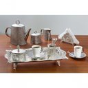 Ver imagem 4 de Conjunto de 06 Colheres com Suporte de Zamac Niquelado Crystal Prata 3734 Lyor