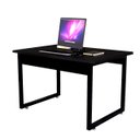Ver imagem 1 de Mesa Moderna com Base de Ferro e Tampo em Madeira