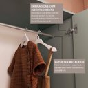 Ver mais imagens de Guarda-Roupa Infantil 3 Portas e 2 Gavetas 100% MDF Alice Verde/Verti/Louro Freijó Grann