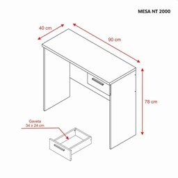 Mesa Office Nt 2000 - Notável - Nogal - 3