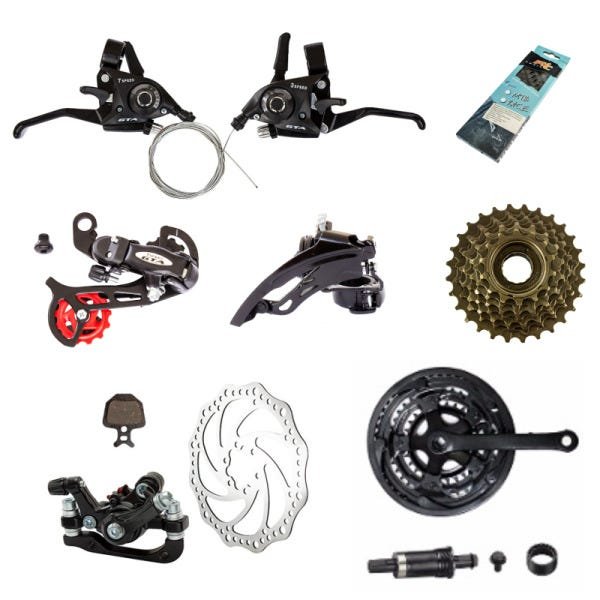 Bicicleta 29 Totem Manic 24V Index F. A Disco Preto T19 - 4