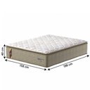 Ver imagem 6 de Cama Box Baú Colchão Casal Queen Probel Molas Guarda Costas Max 158x81cm Bege/branco Bege