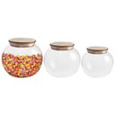 Ver imagem 2 de Baleiro Borosilicato Tampa Bambu - 1400ml