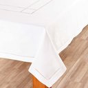 Ver imagem 2 de Toalha de Mesa Quadrada 180x180cm 202 - Rafimex Branca