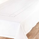 Ver imagem 3 de Toalha de Mesa Quadrada 180x180cm 202 - Rafimex Branca