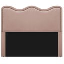 Ver imagem 6 de Cabeceira King Bari P02 195 cm Para Cama Box Suede Rosê