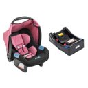 Ver imagem 1 de Bebê Conforto Burigotto Touring Evolution + Base Preto/Rosa