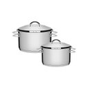 Ver imagem 1 de Jogo de Panelas 2 Peças Inox Fundo Triplo Solar Tramontina