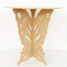 Mesa Provençal Borboleta 80x80x80cm MDF 9mm Cru - 2
