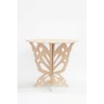 Mesa Provençal Borboleta 80x80x80cm MDF 9mm Cru - 5