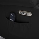 Ver imagem 7 de Poltrona do Papai Reclinável Elétrica Miami entrada USB/USB-C com Massagem Aquecimento PU Preto G94 
