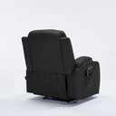 Ver mais imagens de Poltrona do Papai Reclinável Elétrica Miami entrada USB/USB-C com Massagem Aquecimento PU Preto G94 