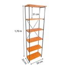 Ver imagem 4 de Sala de TV Industrial Completo Pequeno e Duas Estantes Torre Slim Carvalho e Preto