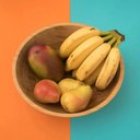 Ver imagem 3 de Jogo 2 Saladeiras de Bambu Natural 28cm Bowl Fundo Oikos Salada Frutas Sobremesa