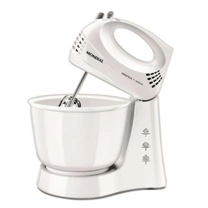 Batedeira Com Pedestal Mondial Prática B-44 Branca 127v