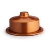 Boleira rose gold com tampa porta bolo cobre em alumínio - 1