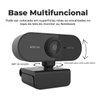Webcam Viribus Full HD Auto Focus com Microfone 1080P Livestream Ead - 7