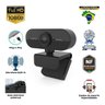 Webcam Viribus Full HD Auto Focus com Microfone 1080P Livestream Ead - 1