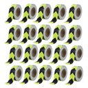 Ver imagem 1 de Faixa Refletiva Sinalizadora Kit 20 Uni 25 Metros Seta Segurança Fluorescente Caminhao Transito Via