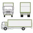 Ver mais imagens de Faixa Refletiva Sinalizadora Kit 20 Uni 25 Metros Seta Segurança Fluorescente Caminhao Transito Via