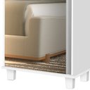 Ver imagem 7 de Armario Multiuso Sapateira 1 Porta com Espelho 00703502 Branco Lpa