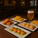 Ver imagem 4 de Jogo 5 Travessas Bandeja Rasa Melamina Branca 35x20cm Servir Restaurante Buffet Wolff