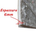 Ver imagem 3 de Kit 10 Un/ Espuma 3d - Tijolo Rústico - Branco com Estrela