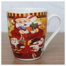 Caneca de Natal Natalina Papai Noel Feliz Natal 350ml Cerâmica - 1