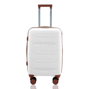 Mala de Bordo 10kg Viagem Expansiva Rígida Polipropileno Cadeado Tsa Rodas Duplas 360° Gladiador P1m