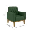 Poltrona Decorativa Jade em Veludo Just Time - 4
