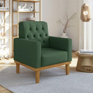 Poltrona Decorativa Jade em Veludo Just Time