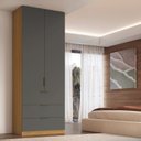 Ver imagem 1 de Guarda-Roupa Modular 2 Portas 3 Gavetas 70cm Altezza