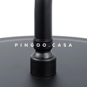 Ver imagem 3 de Ducha Chuveiro Redonda de Teto Inox 30 cm Curuá Fosco Pingoo - Preto