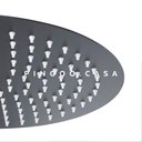 Ver imagem 4 de Ducha Chuveiro Redonda de Teto Inox 30 cm Curuá Fosco Pingoo - Preto