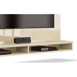 Painel para TV Dijon Off White com Naturale - Edn Móveis - 5