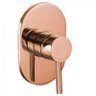 ACABAMENTO PARA MISTURADOR MONOCOMANDO PARA CHUVEIRO E DUCHA HIGIÊNICA BASE DECA -ROSE GOLD- RUBINET - 1