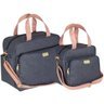 Kit Bolsas Maternidade Jeans E Rosé Denim Plike Baby Jnrse - 1