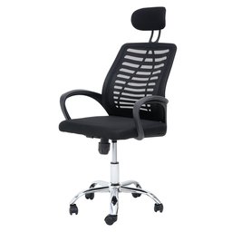 Cadeira de Escritório Presidente Ribs TGT Tela Mesh com Relax - WAW Design - 1