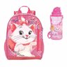 Mochila Infantil Marie Meow com garrafa cantil - 1