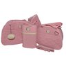 Ki Bolsa Maternidade Rosa Bebe Simples 4 peças EB - 4