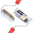 Ver imagem 5 de Rolo de Pintura Pequeno Minirolo 9cm Lã Microfibra 10mm Antirespingo com Suporte | Atlas