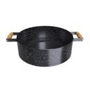 Ver imagem 1 de Caçarola Esmaltada Com Borda E Alças De Madeira 30 Cm Qualinox