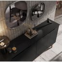 Ver imagem 5 de Aparador Buffet Sala Flow 4 Portas com Pés de Madeira - Rede Móveis