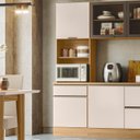 Ver imagem 6 de Paneleiro Cozinha Torre Quente Grace Carvalho Oak/Off White Z44 - Mpozenato