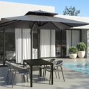 Ver imagem 6 de Ombrelone Quadrado Articulável 3m Jardim Piscina Tulum Rivatti