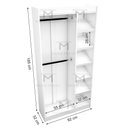 Ver imagem 2 de CLOSET, ARMÁRIO, CABIDEIRO DUPLO E SAPATEIRA M67.2020.B MUNDI MOVEIS
