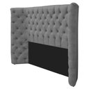 Ver mais imagens de Kit Cabeceira e Calçadeira Baú Casal Everest P02 140cm para Cama Box Suede - Doce Sonho Móveis